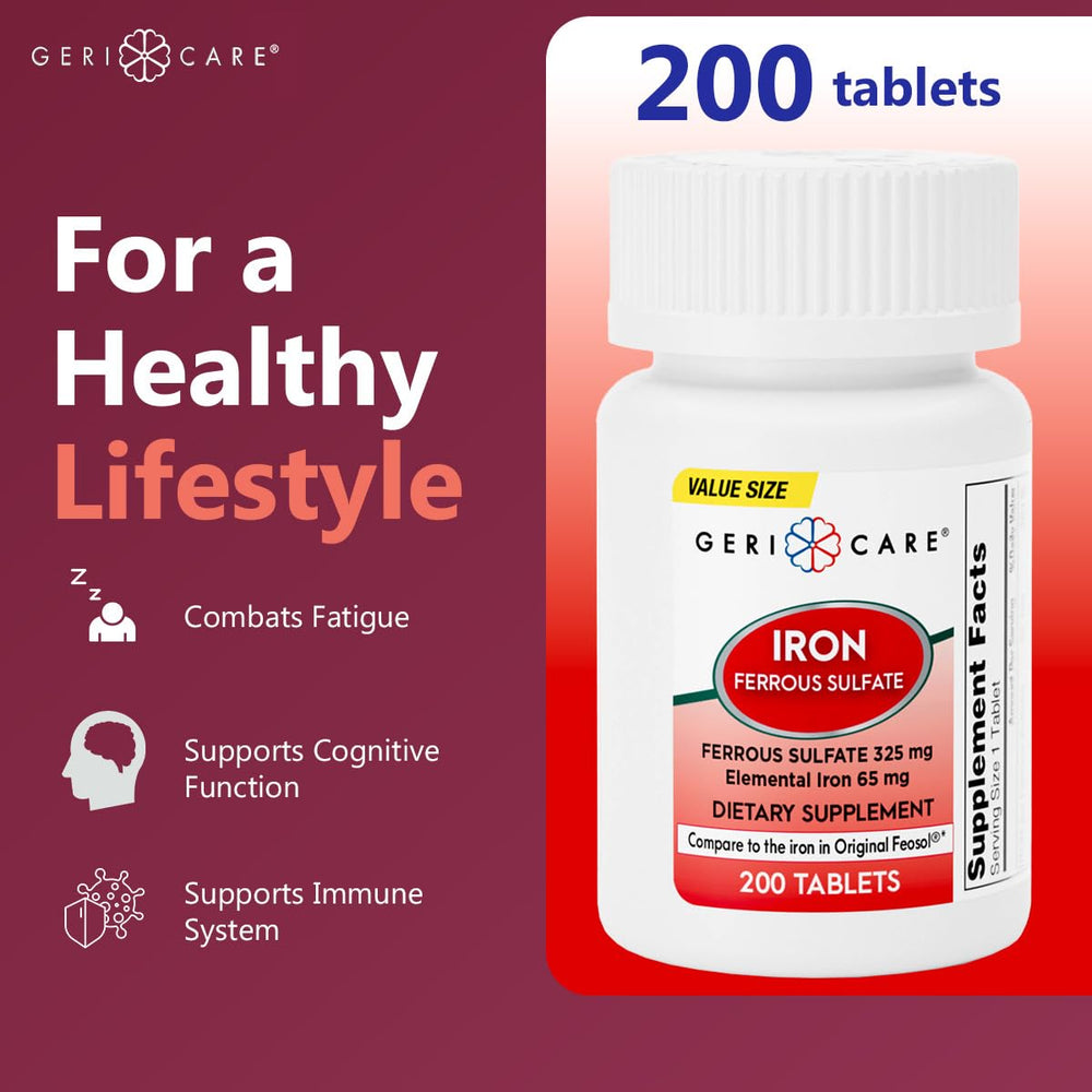 GeriCare blister packaging open view for convenient daily dosing