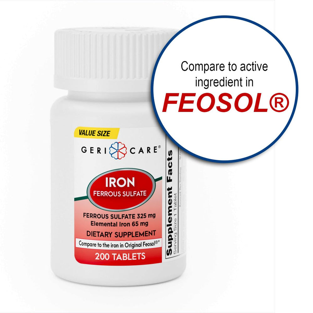 GeriCare tablet organized with weekly pill box suggests easy regimen
