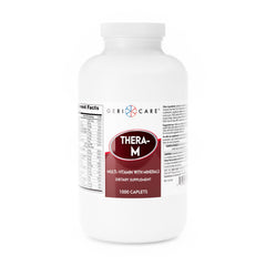 GeriCare Thera M bottle front view highlighting a comprehensive vitamin and mineral blend for daily wellness