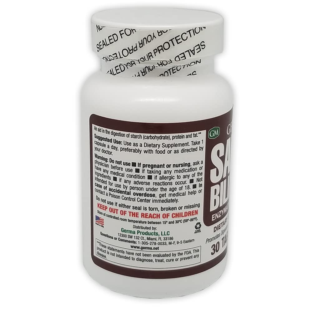 Germa Bile Salts 3-pack packaging displayed for convenient supply