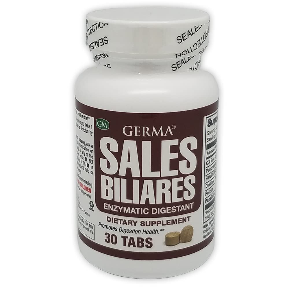 Close-up of Germa Bile Salts tablets for easy dosing