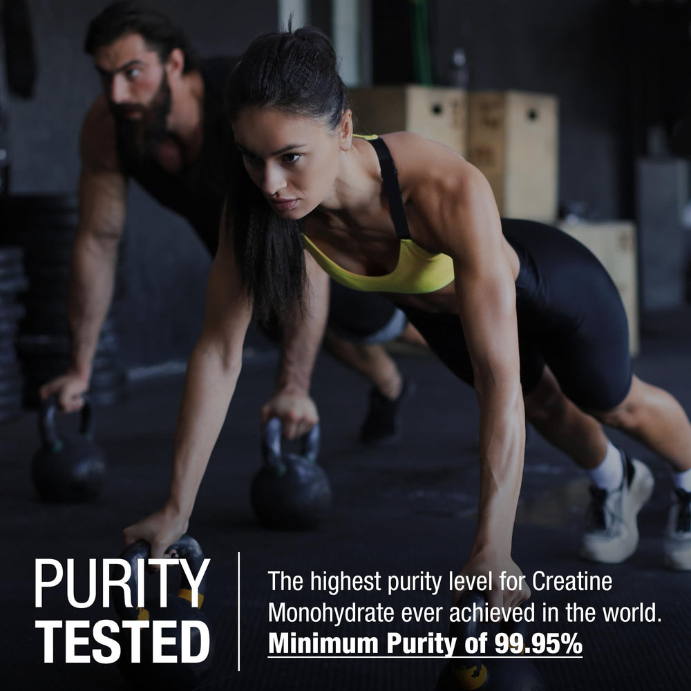 German Creatine may aid recovery between intense sets.