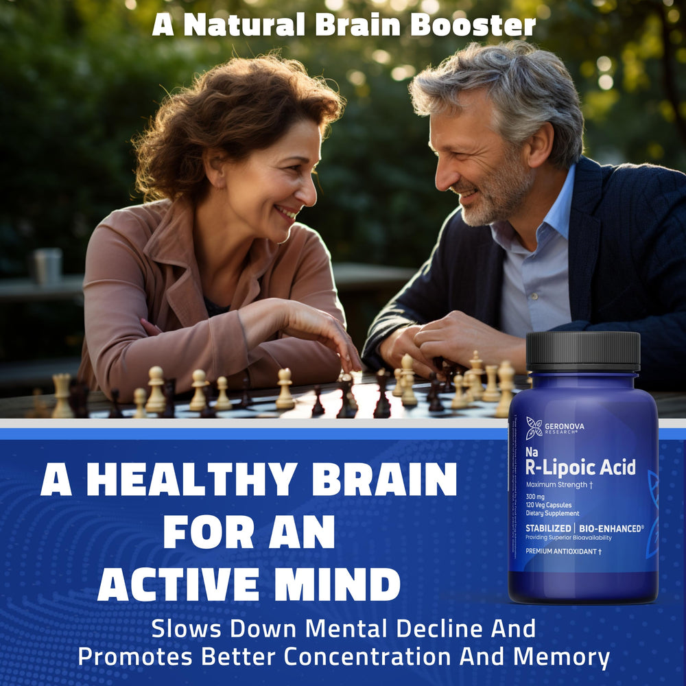 Geronova Research product on shelf suggests simple, consistent supplementation
