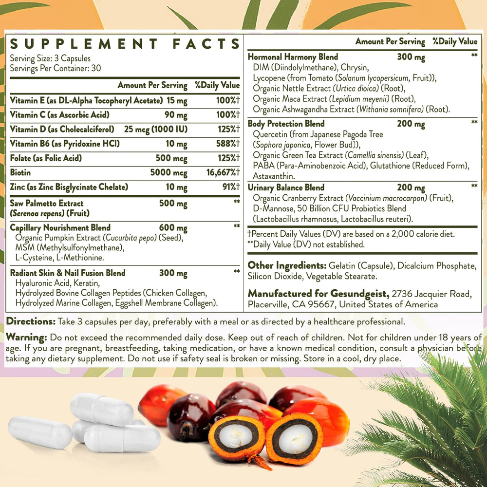 Wellness infographic illustrating urinary support and vitality.
