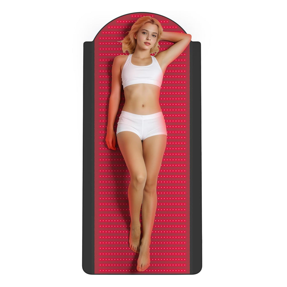 GETNEW full-body coverage mat for at-home red light therapy session