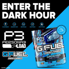 G Fuel Cadenza Citrus Strawberry drink emphasizes refreshing flavor and clean energy.