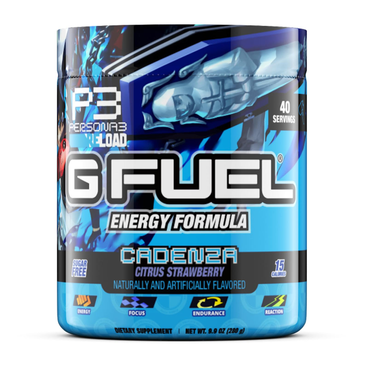 G Fuel Cadenza tub front showcases ready-to-boost energy and focus.