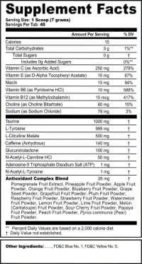 G Fuel Dragon Ball Z Berry Medley serving supports hydration and focus
