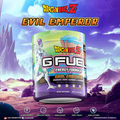 G Fuel Dragon Ball Z powder scoop ready to mix for quick energy