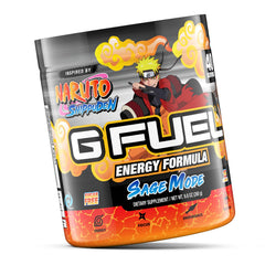 G Fuel Sage Mode grapefruit and white peach powder ready for focus and energy