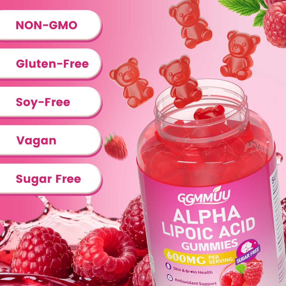GGMMUU raspberry flavor gummies ready for on-the-go use