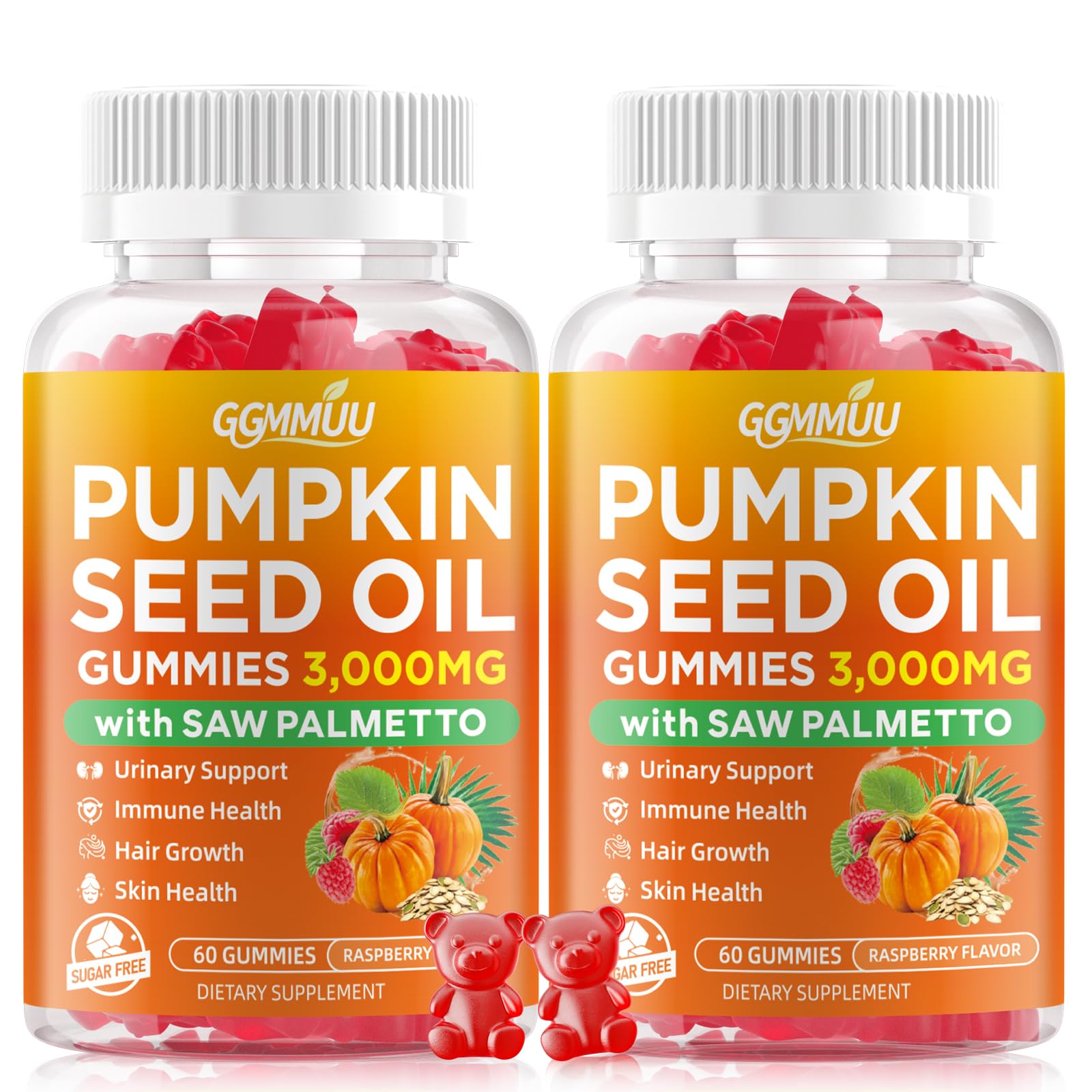 GGMMUU raspberry gummies texture close-up emphasizing easy-to-chew experience