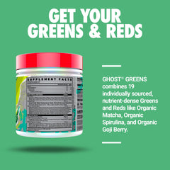 GHOST Greens Lime glass with prepared lime‑colored mix.