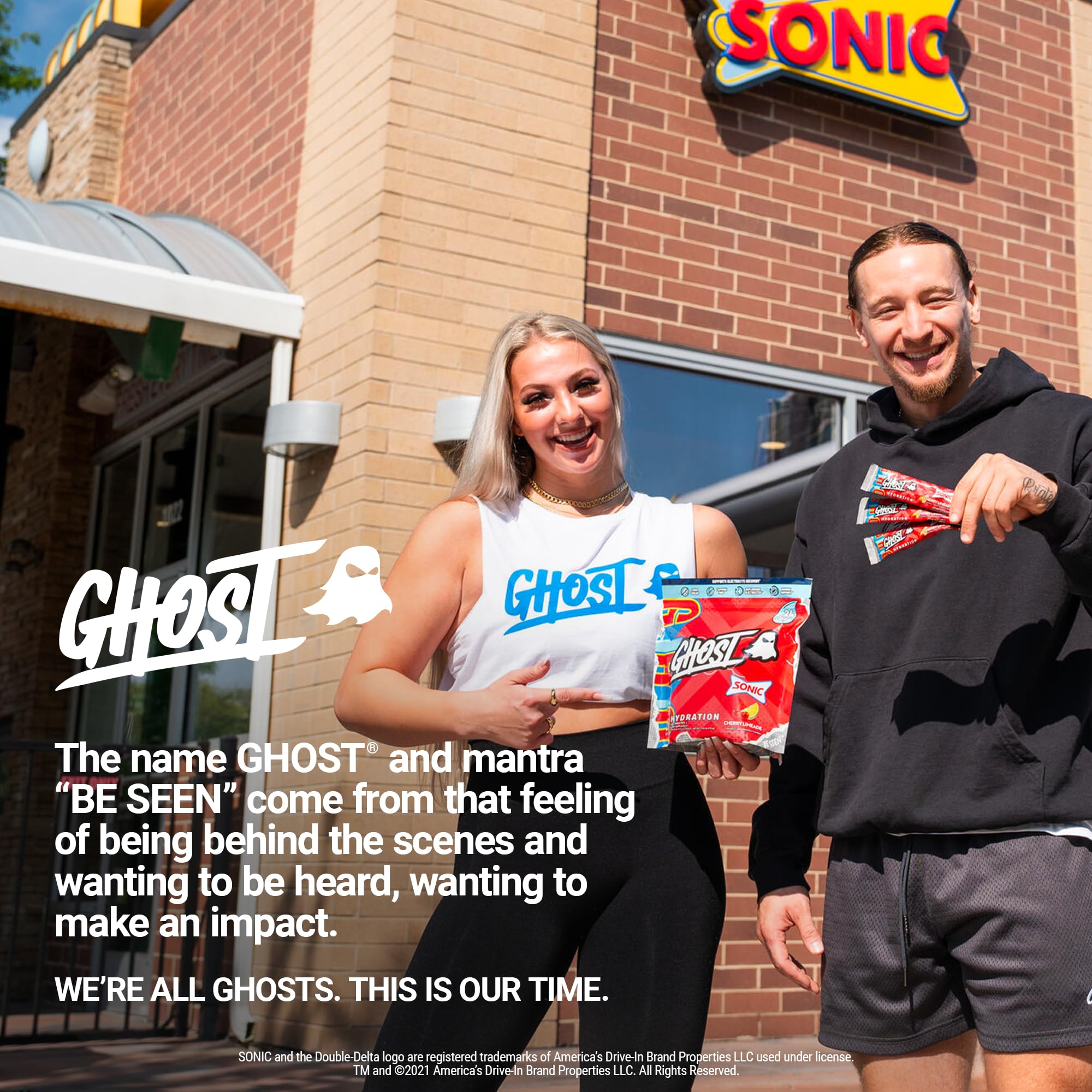 Ghost Hydration used in everyday activities and workouts