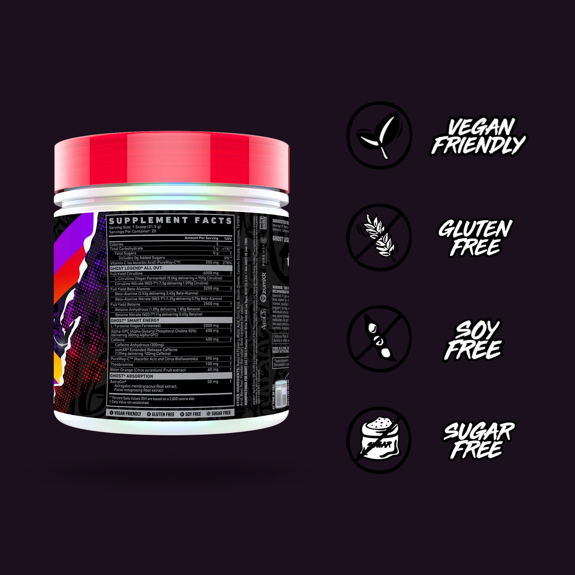 Powder dissolves cleanly in water for a smooth pre-workout mix.