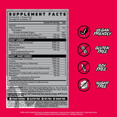 GHOST Legend Cherry Limeade dissolves in a glass for a refreshing energy drink