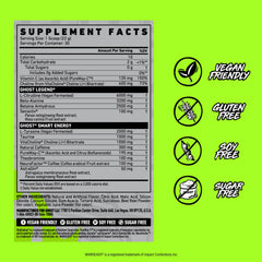 GHOST Legend label highlights transparent ingredient disclosure for informed use