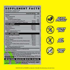 GHOST Legend powder bottle with redberry label emphasizes transparent ingredient disclosure.