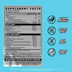 GHOST Legend mixed in shaker for a refreshing pre-workout drink.