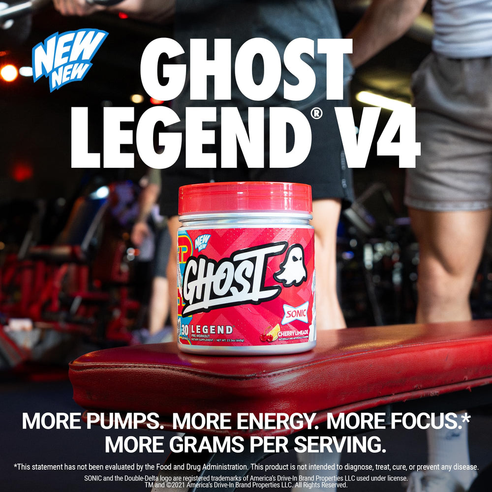 GHOST Legend pre-workout scoop ready to mix