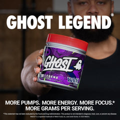 Ghost Legend scoop ready for easy dosing and consistent workouts