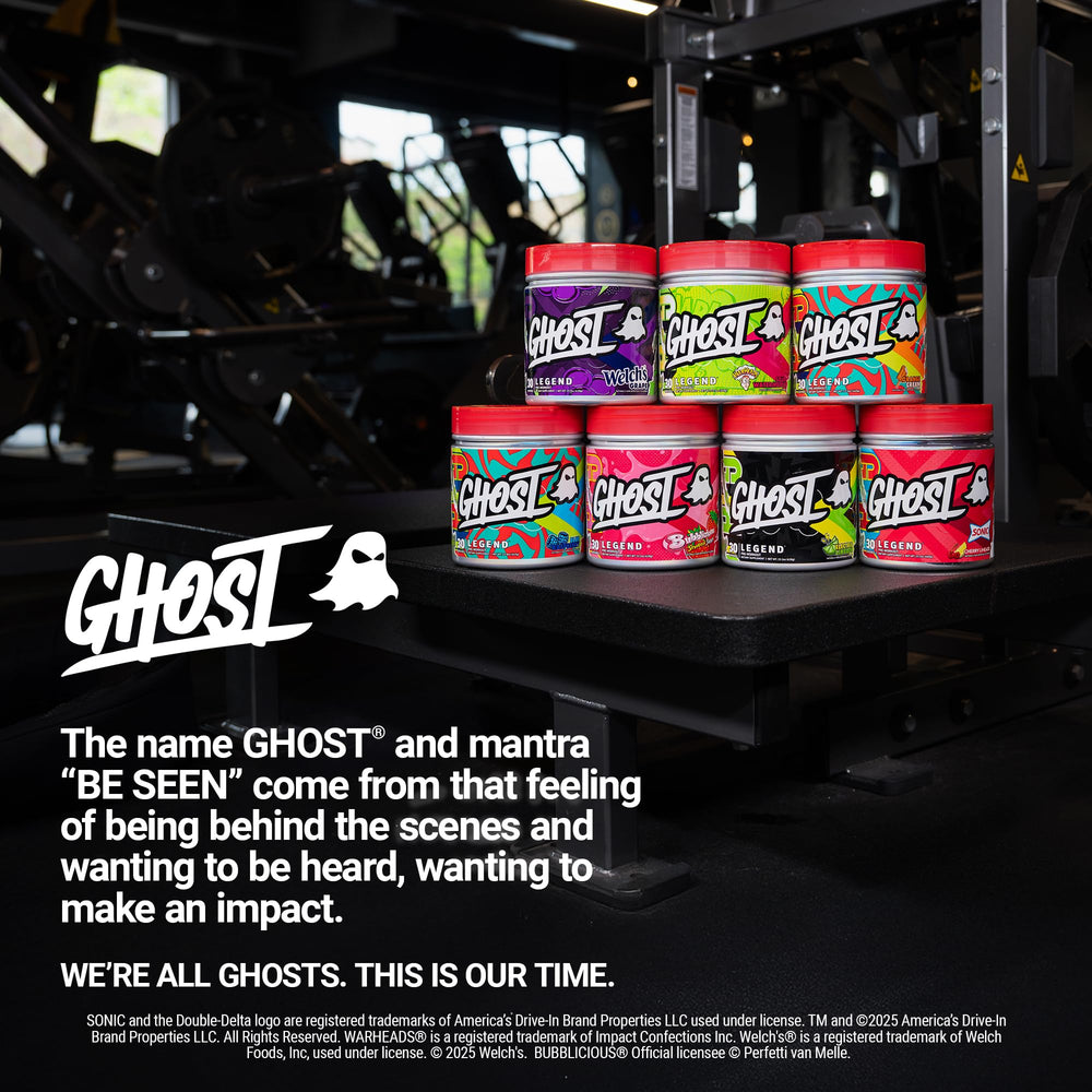 GHOST Legend shaker cup ready to blend a performance-enhancing drink