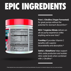 GHOST Pump vegan fermented L-Citrulline supports comfortable workouts
