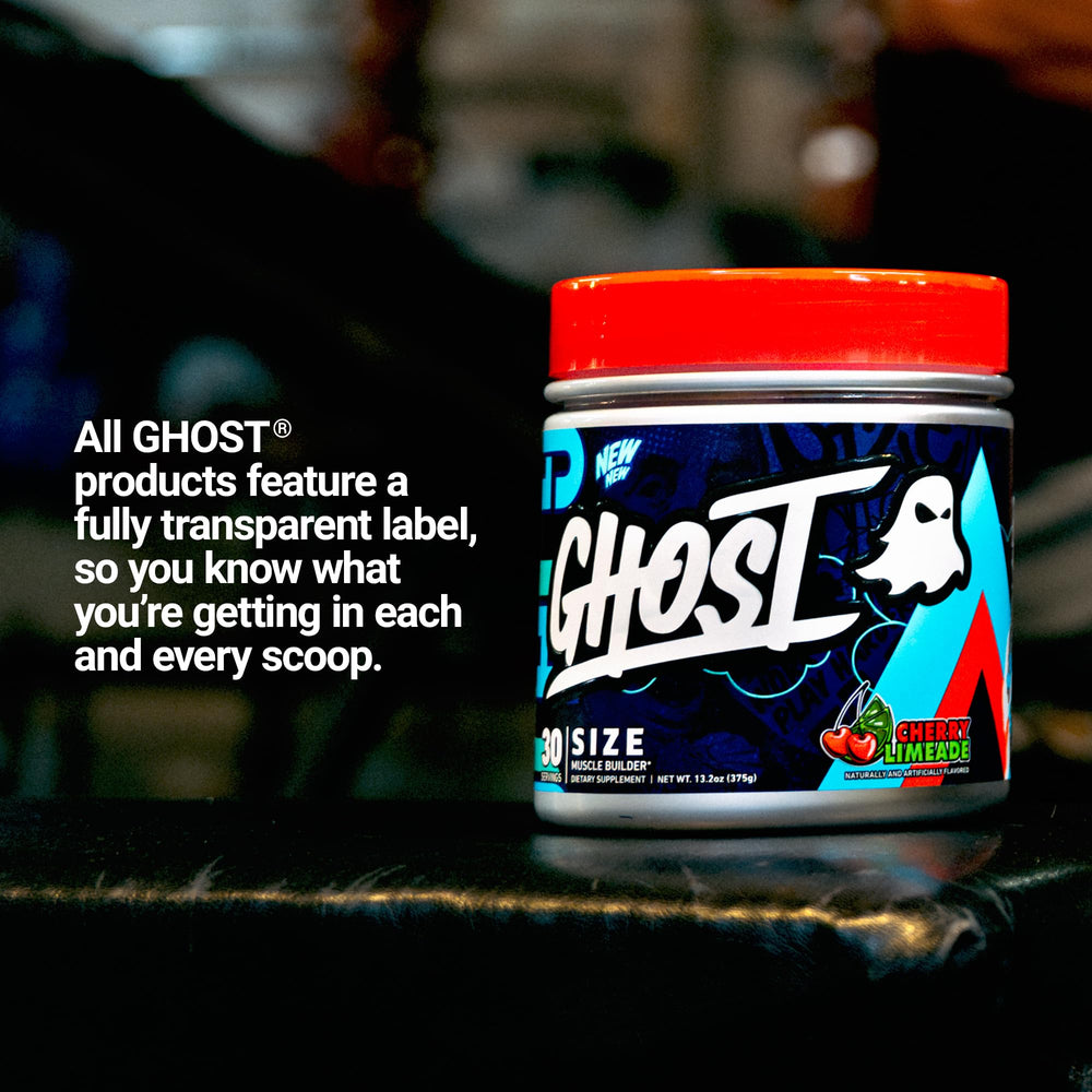 Ghost Size V3 Cherry Limeade flavor close-up for a flavorful workout boost