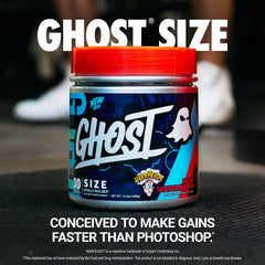 GHOST Size V3 label shows full ingredients for transparent dosing.