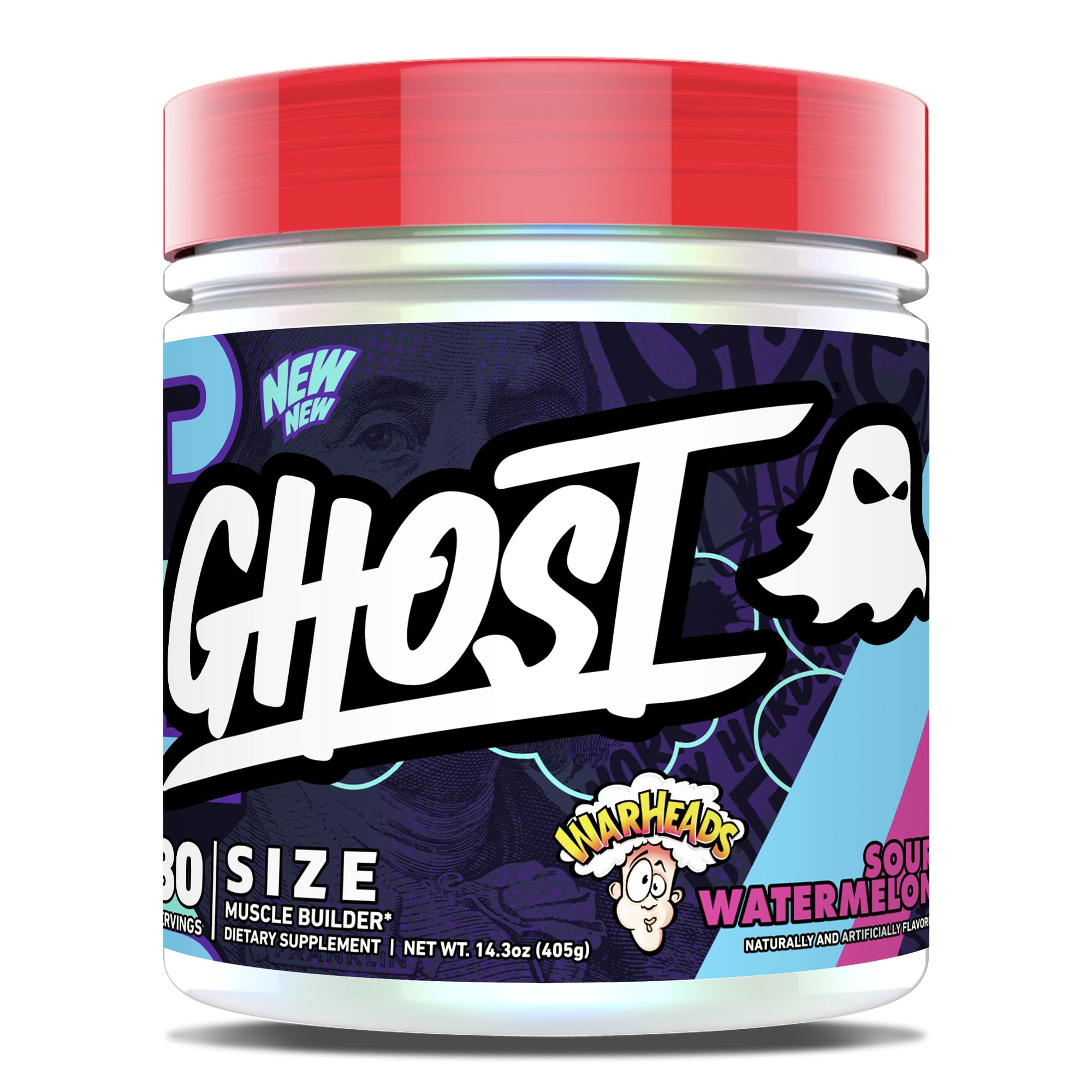 GHOST Size V3 muscle builder tub displayed for targeted gains.