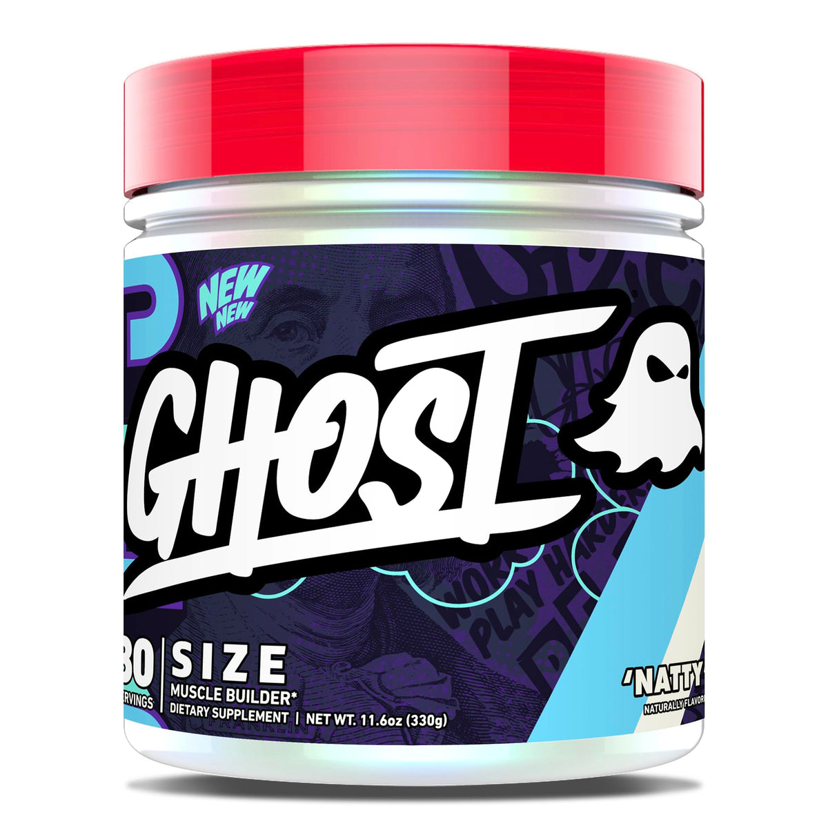 GHOST Size V3 packaging emphasizes transparent dosing for trust.