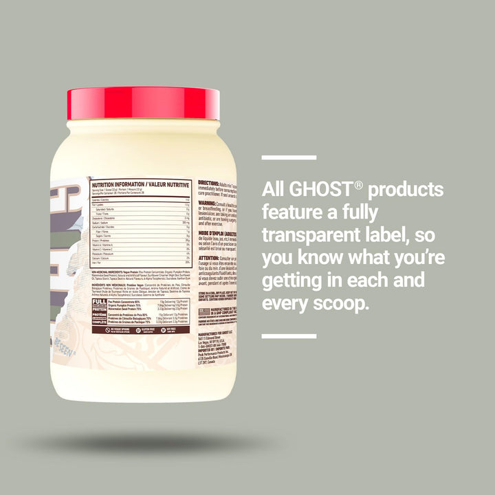Sin soja y sin gluten: GHOST Vegan Protein, opción segura para dietas sensibles.