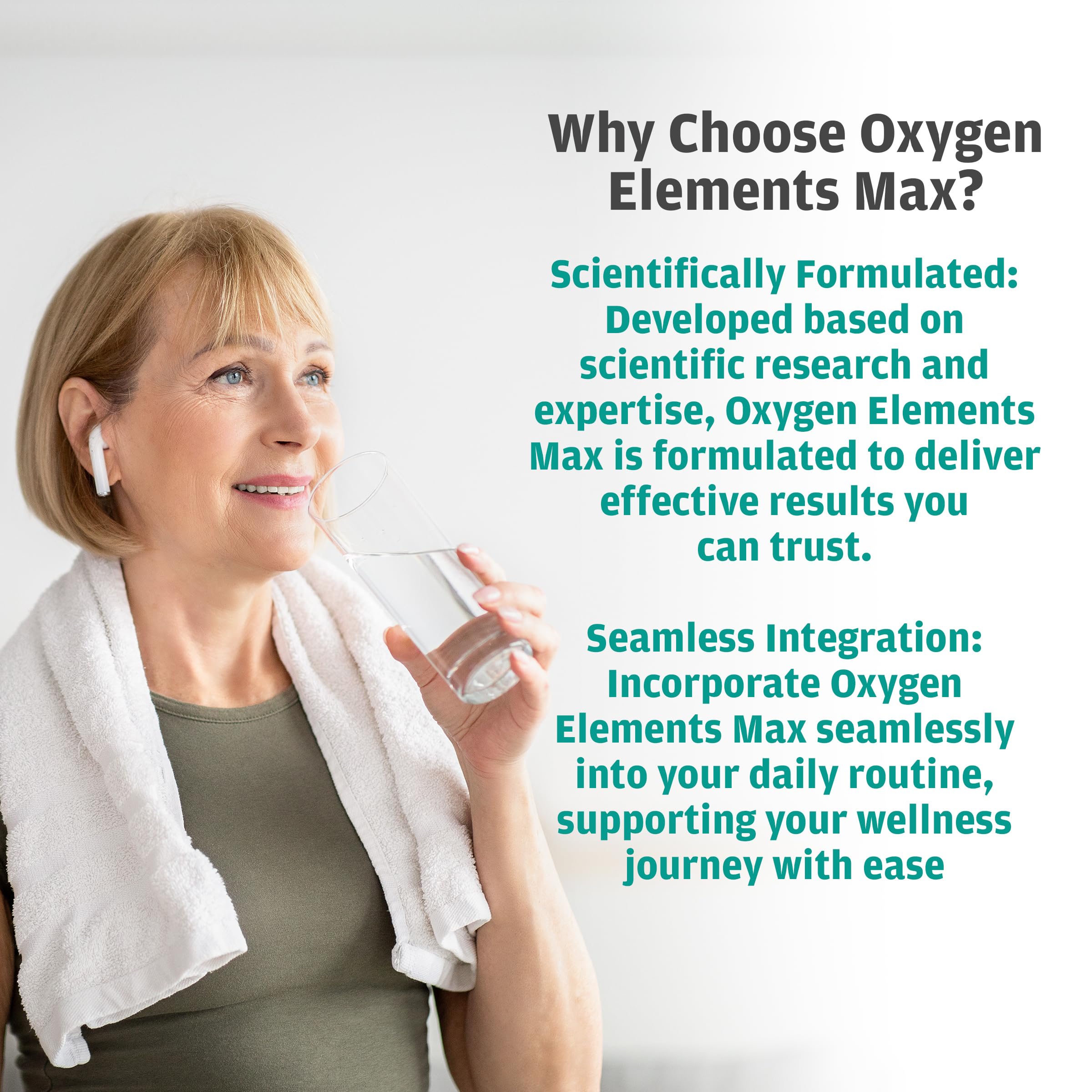 GHT Oxygen Elements Max packaging opened on a clean countertop for daily use