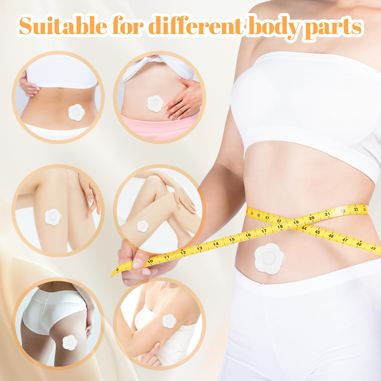 Giantree 50-pack belly patches ideal for sharing with friends or family