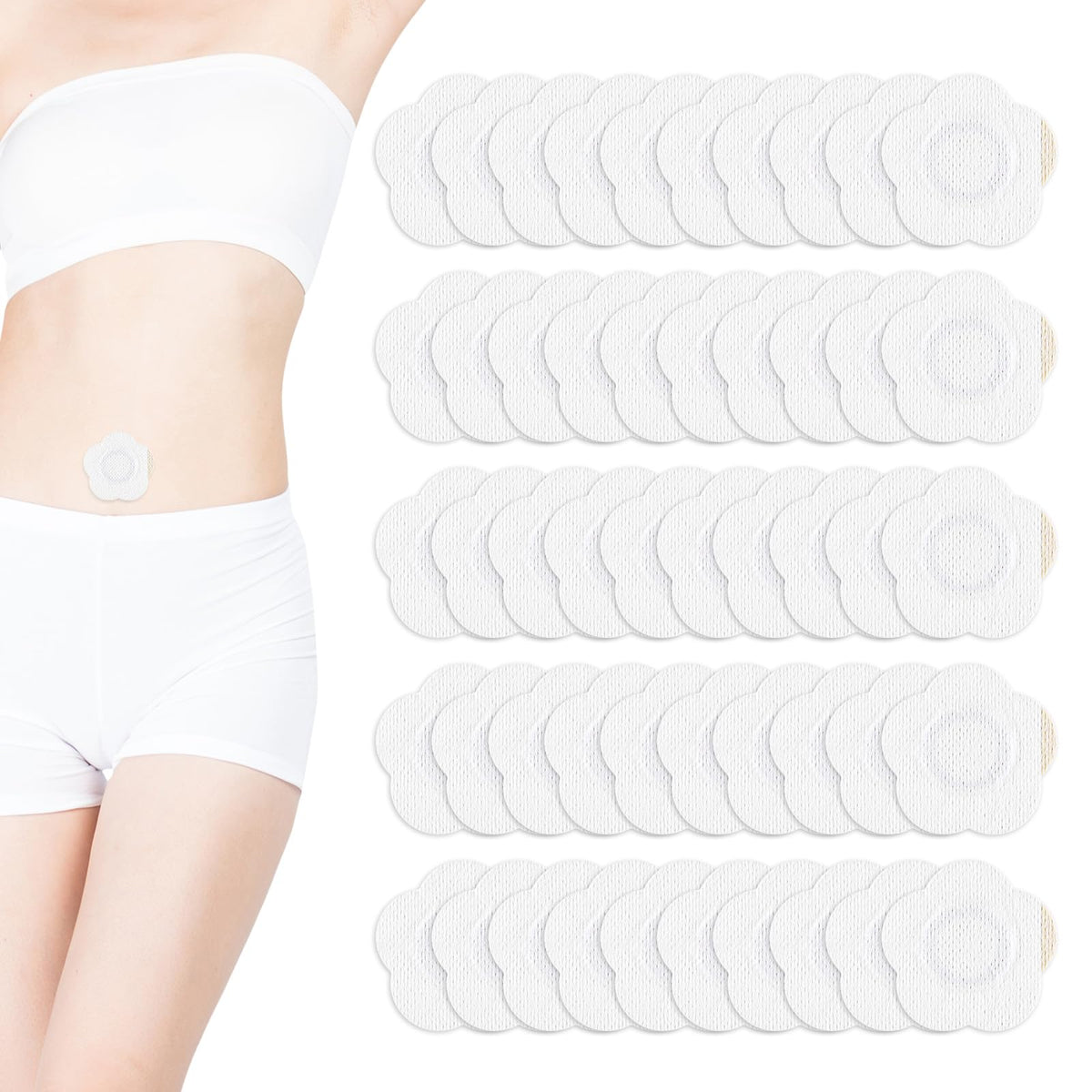 Giantree plum blossom castor oil belly patches for comfortable absorption