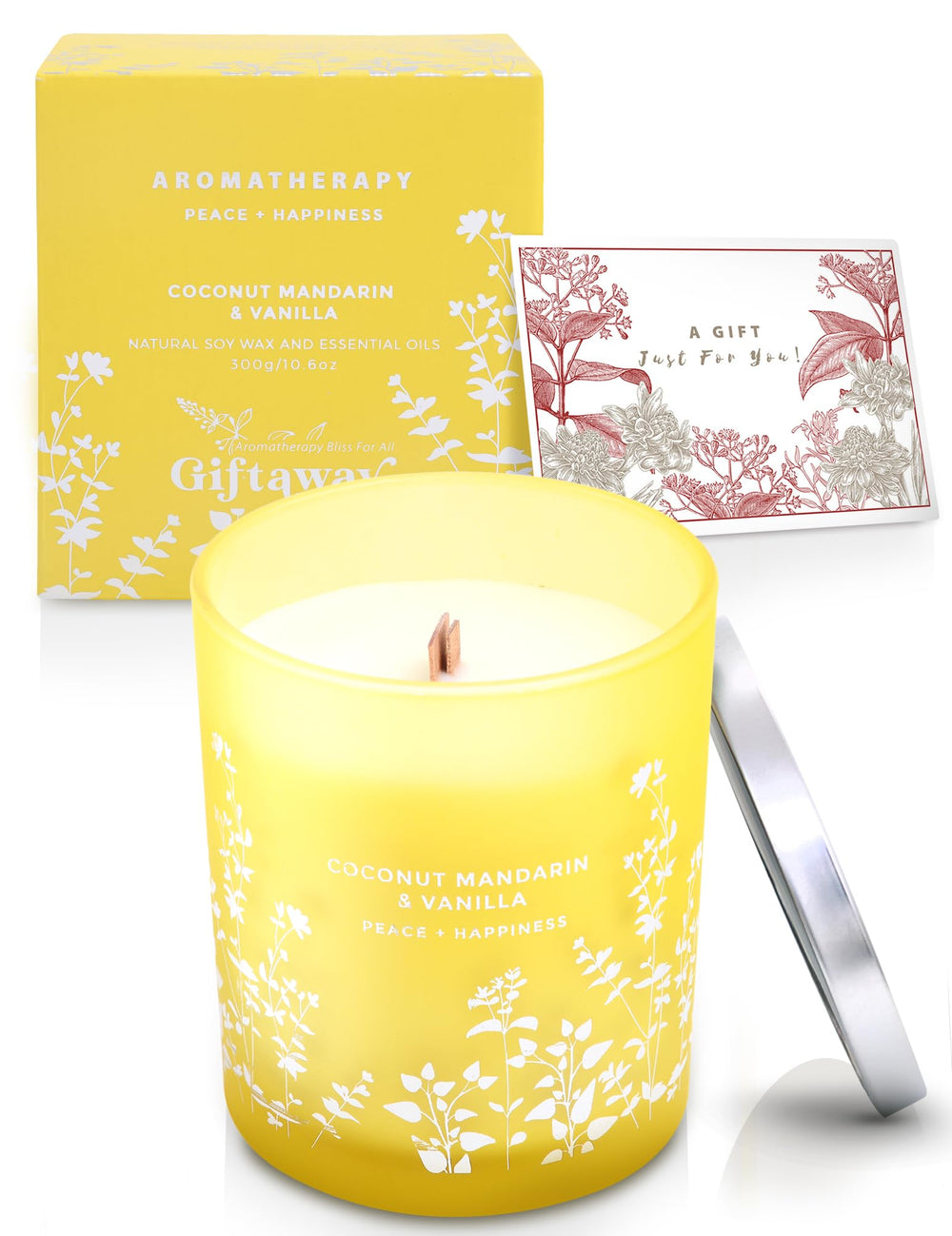 GIFTAWAY candle glow creates a serene atmosphere in any room