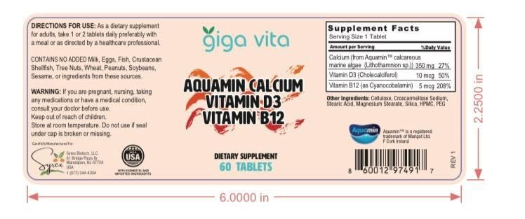 Giga Vita Aquamin bone-friendly lifestyle scene suggests daily comfort and activity.