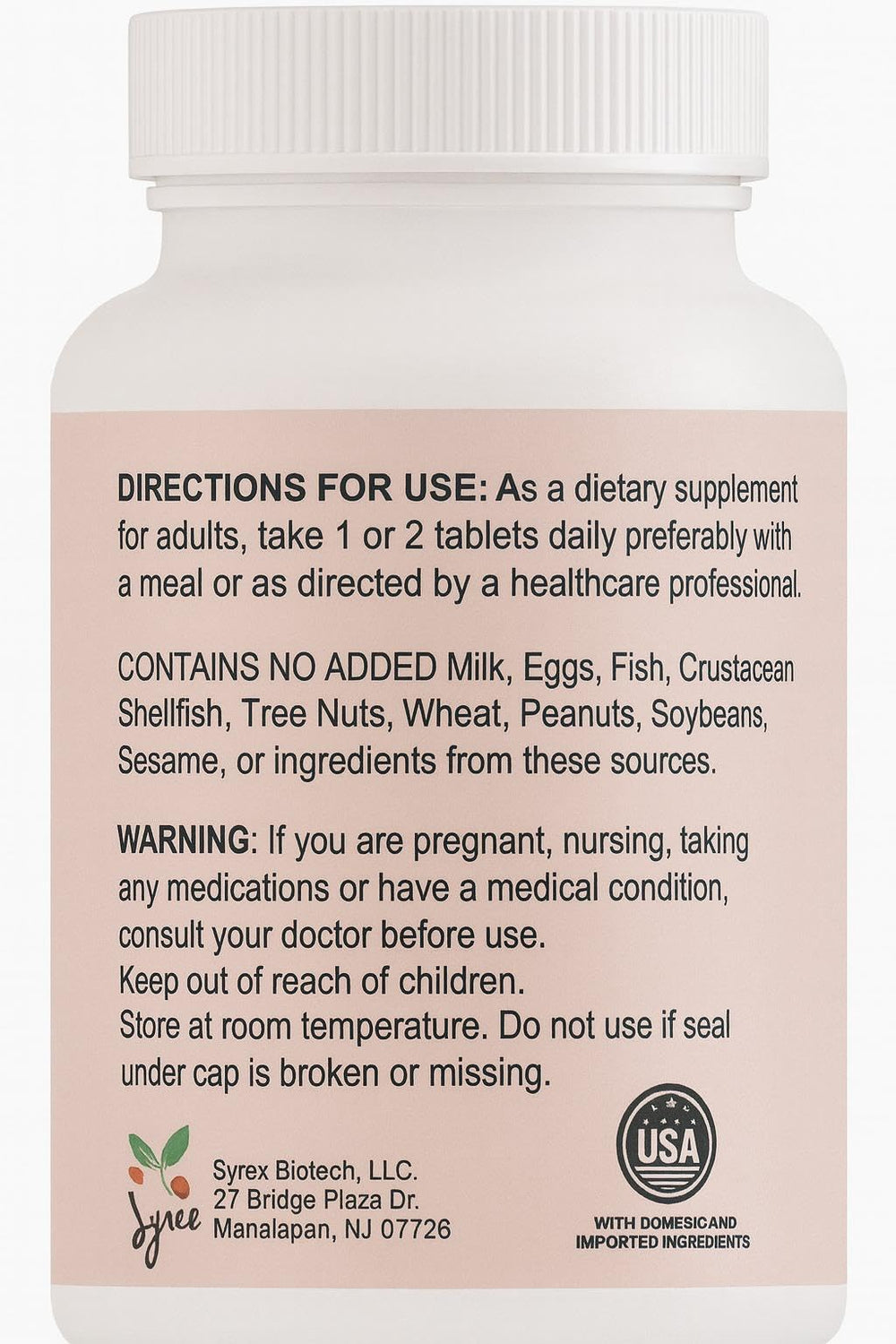 Giga Vita Aquamin bottle label highlights Vitamin D3 and magnesium for absorption.