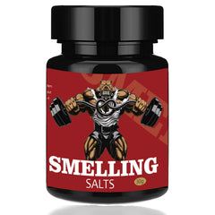 GIHNJSI Powerlifter smelling salts bottle front view for instant focus boost