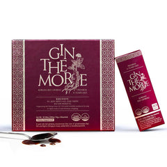 GIN THE MORE Korean red ginseng stick pack for daily energy support.