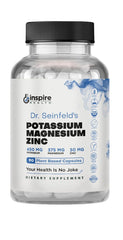 GINSPIRE NUTRITION Magnesium Potassium Zinc bottle label for daily electrolyte support