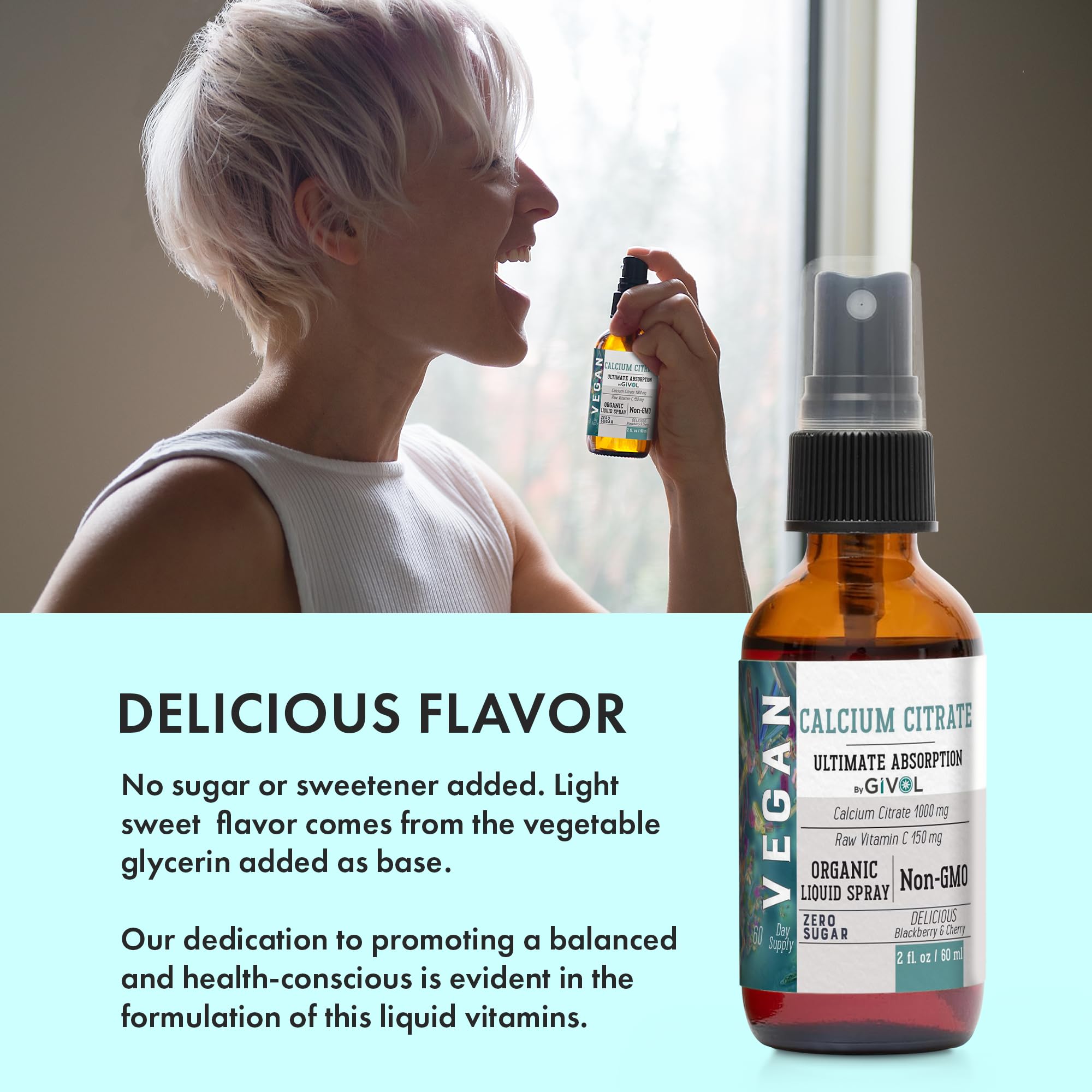 GIVOL calcium citrate no artificial additives for clean nutrition
