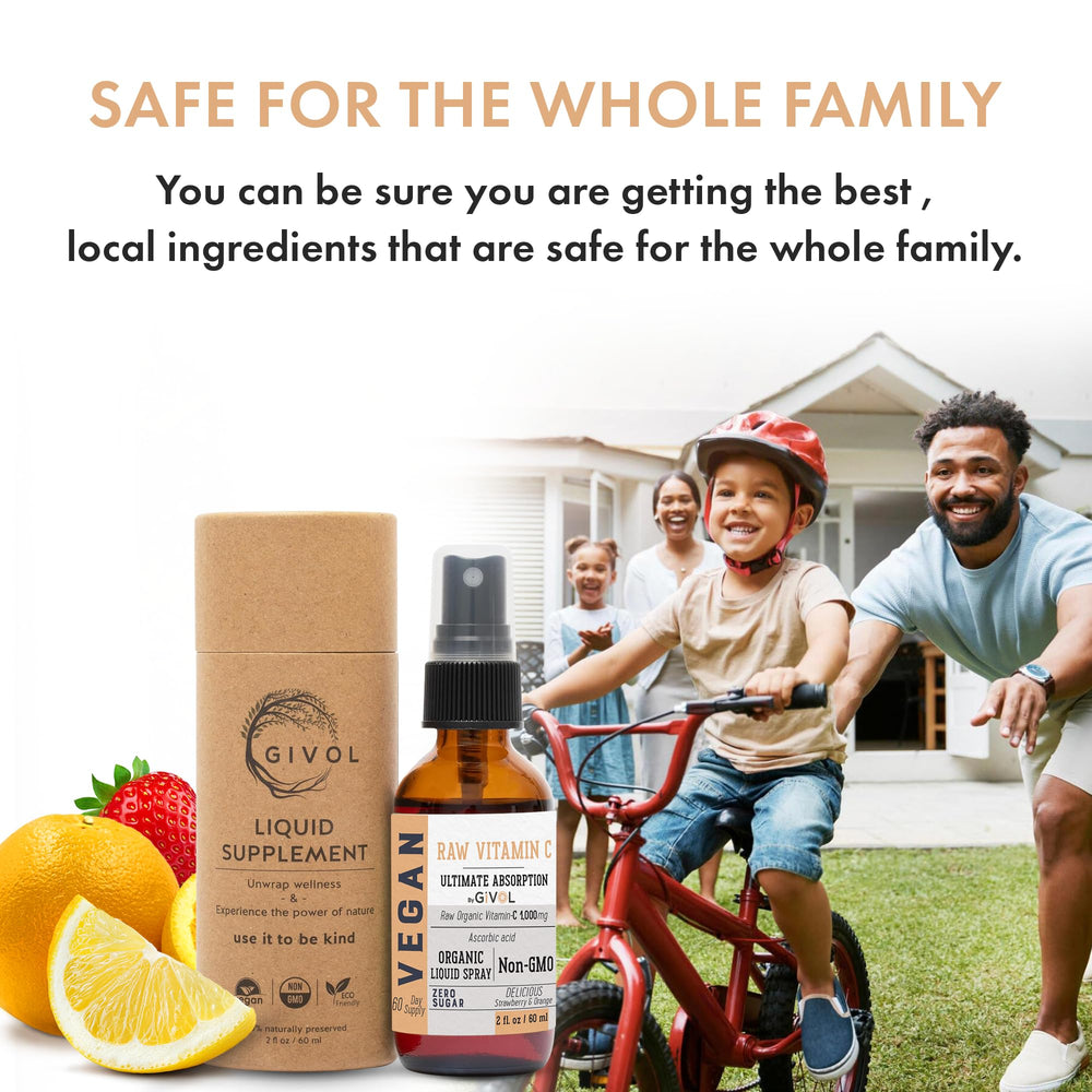 GIVOL vegan label confirms plant-based vitamin C spray.