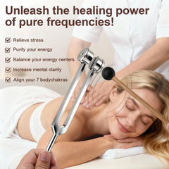 Gkweres 512Hz tuning fork aids deep relaxation and mindfulness.