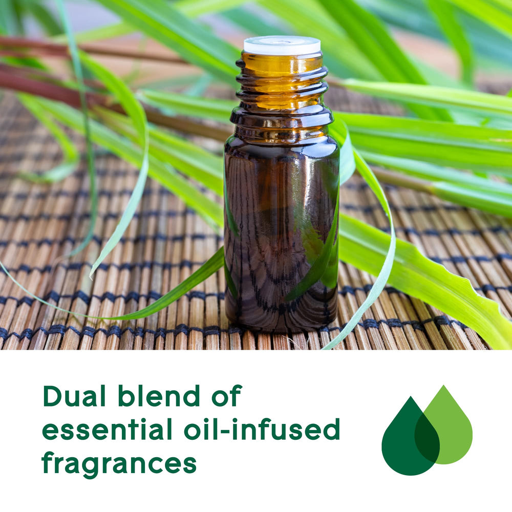 Glade refill insert illustrates mess-free, one-click fragrance replenishment.