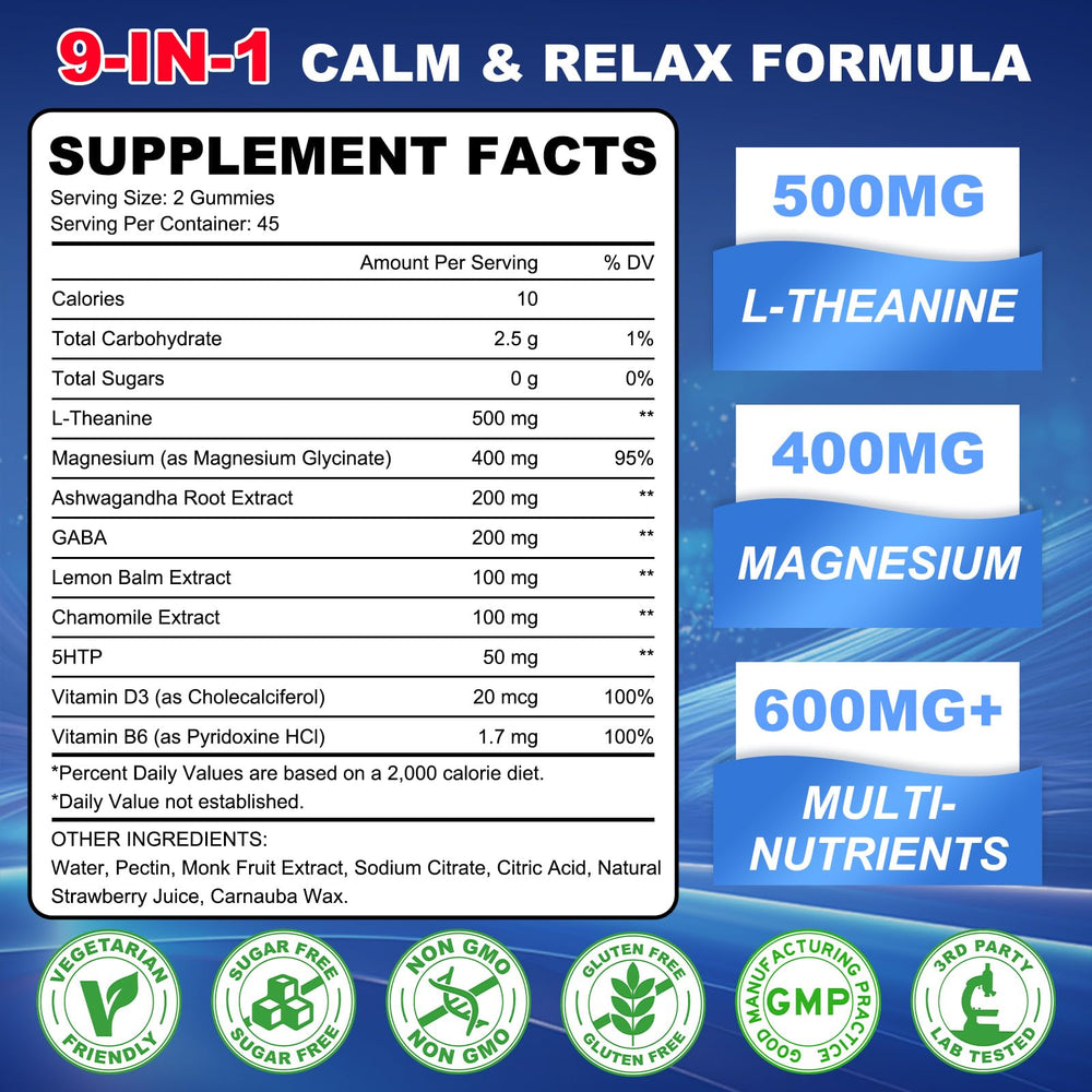Close-up label of GlaGmrry gummies showing clean, vegan formula.