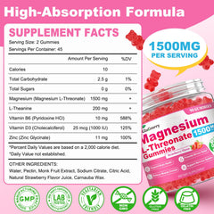 GlaGmrry gummies close-up highlights strawberry flavor and sugar-free formula.