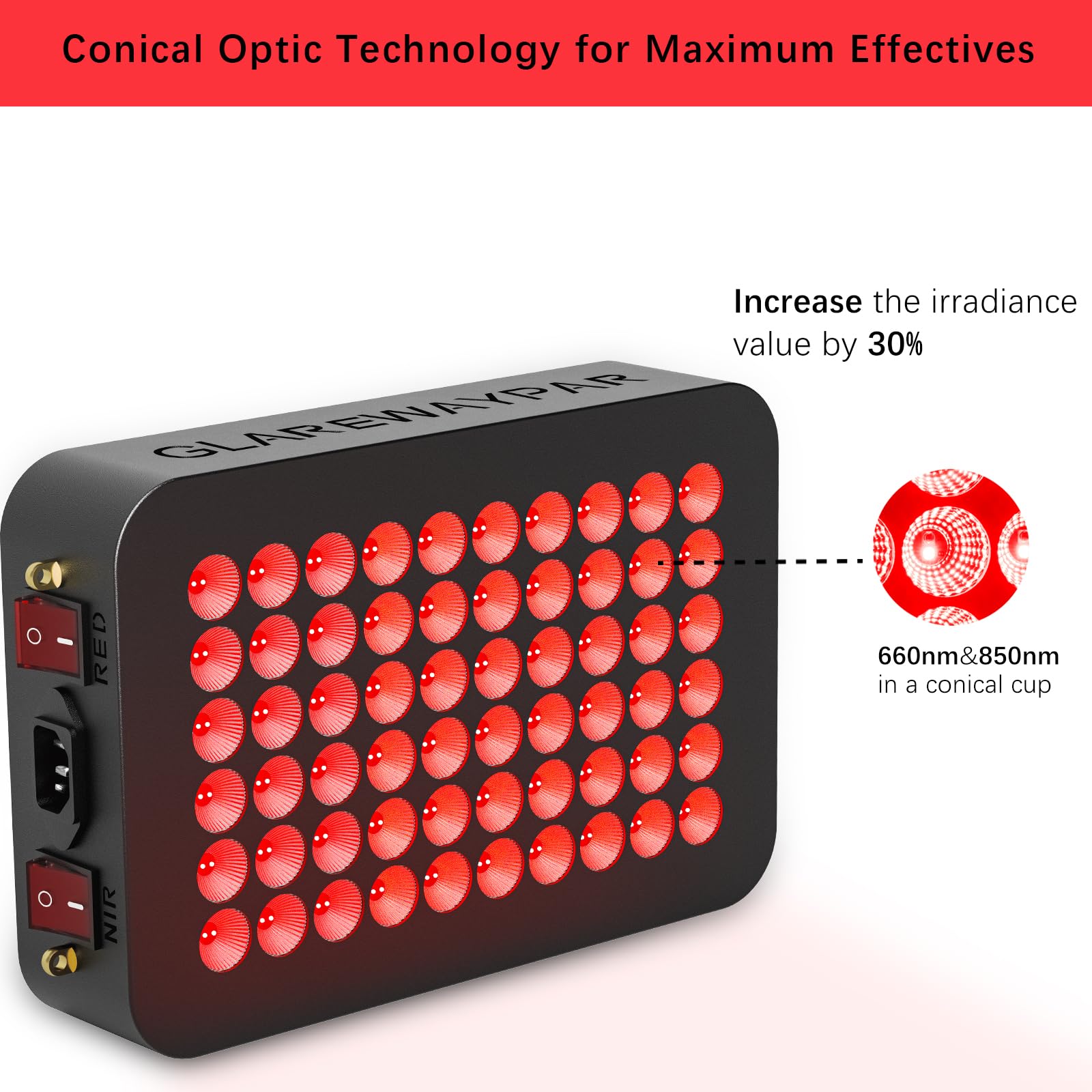 GLAREWAYPAR warm glow supports nightly relaxation and rest.