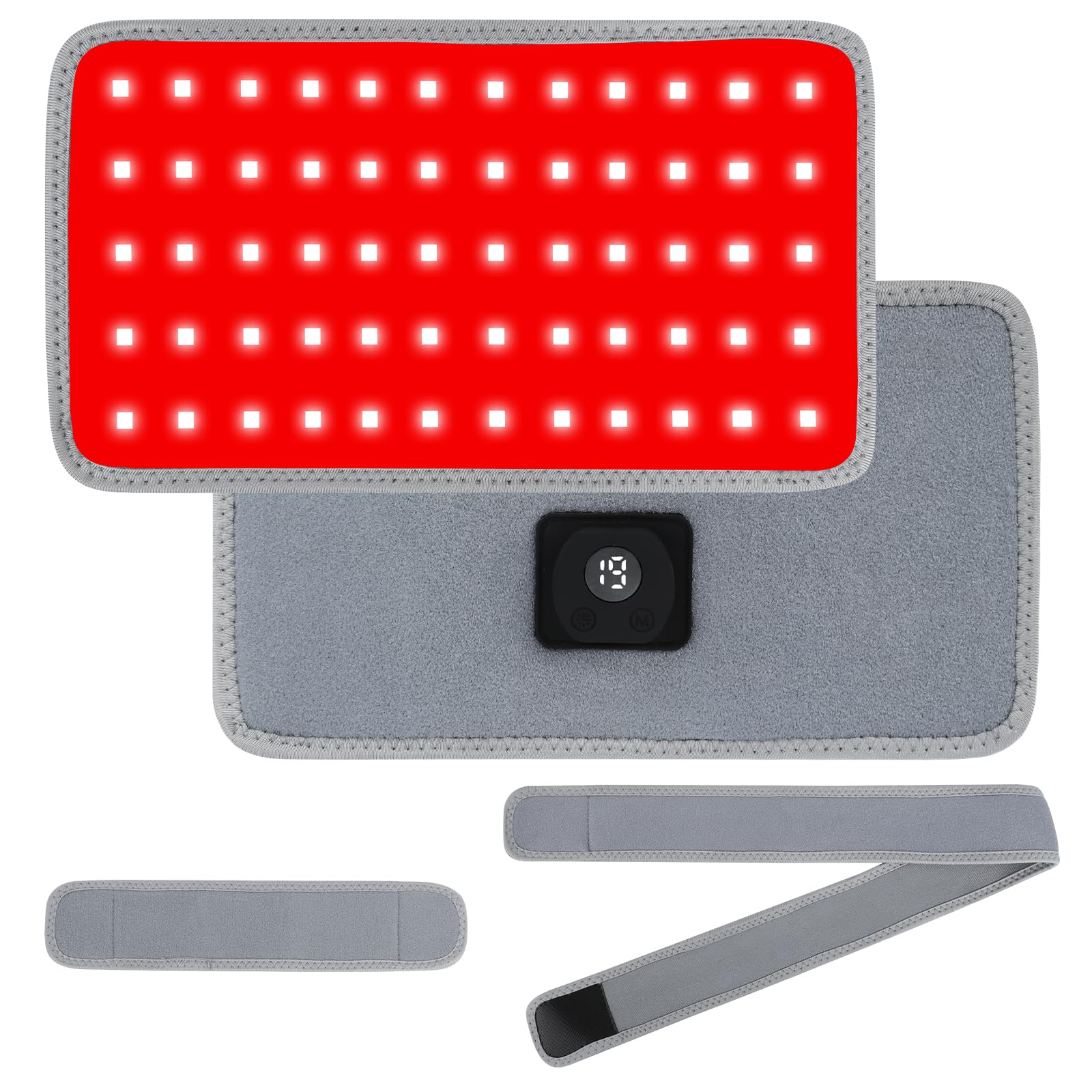 Glentaxy red light therapy wrap focused on knee relief and mobility.