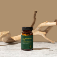 Global Healing Center C60 detox concept emphasizing intestinal support.